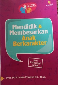 Image of Mendidik & Membesarkn anak berkarakter