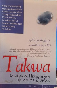 TAKWA Makna dan hikmahnya dalam Al-Qur
